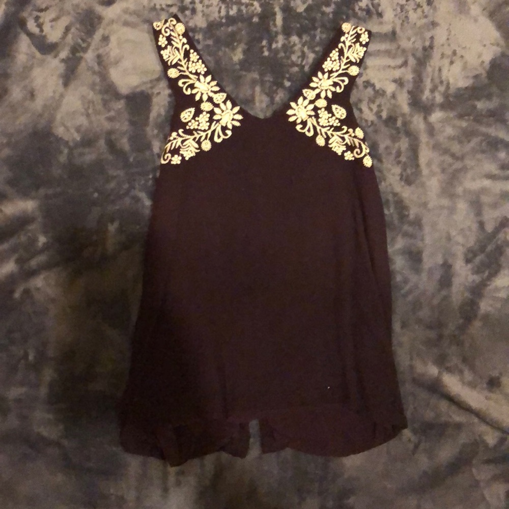 Wine colored tank top